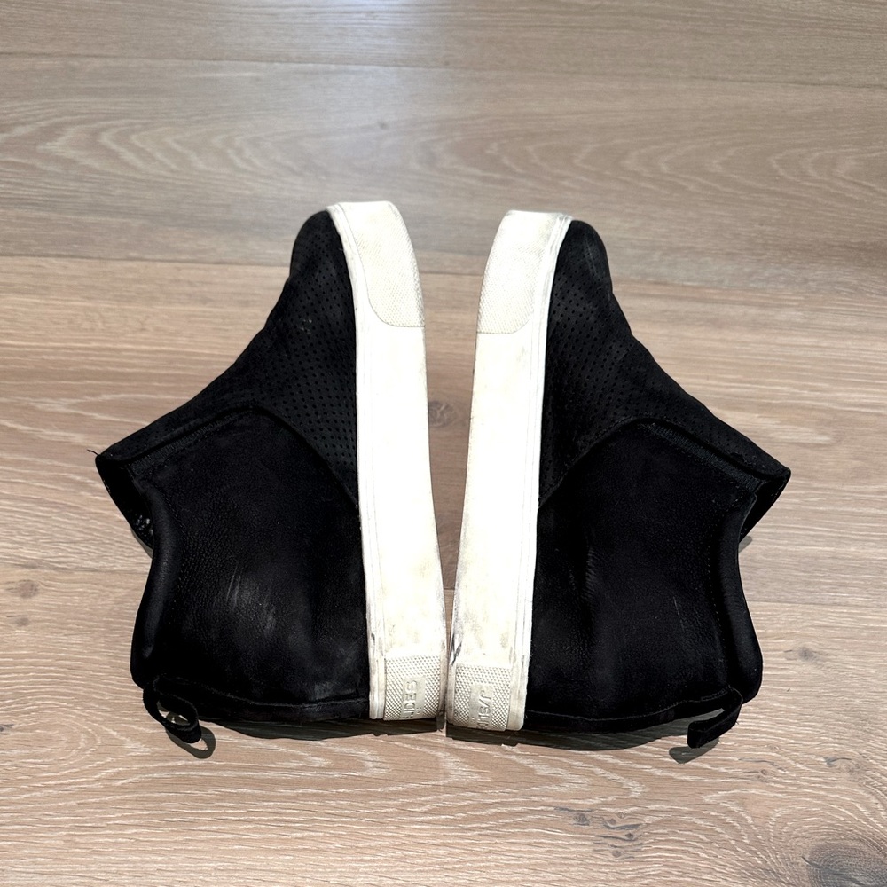 J Slides NYC Gia slip on platform sneaker bootie black - Picture 3 of 6